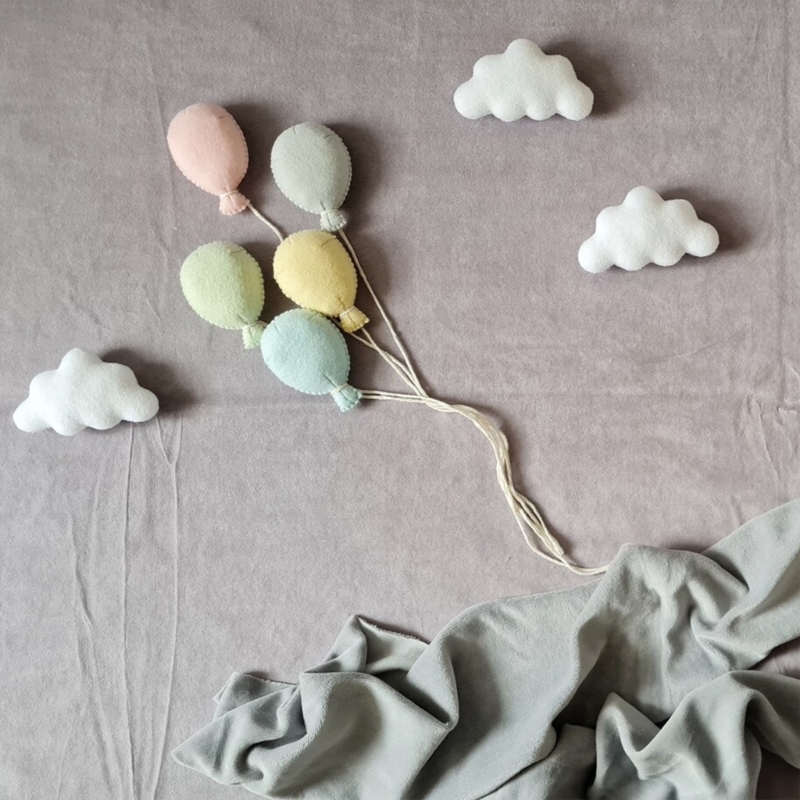 Neugeborene Foto posiert Requisiten Wolke/Ballon Filz Baby Fotoshooting Requisiten schöne Foto posiert Ausrüstung Säugling Foto Hintergrund a2ub – Detail 1