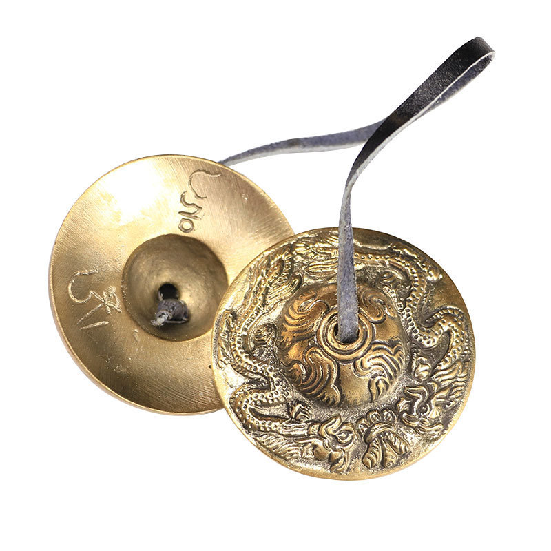 Bronze Handmade cantando Yoga Bell, Budismo, Tocando