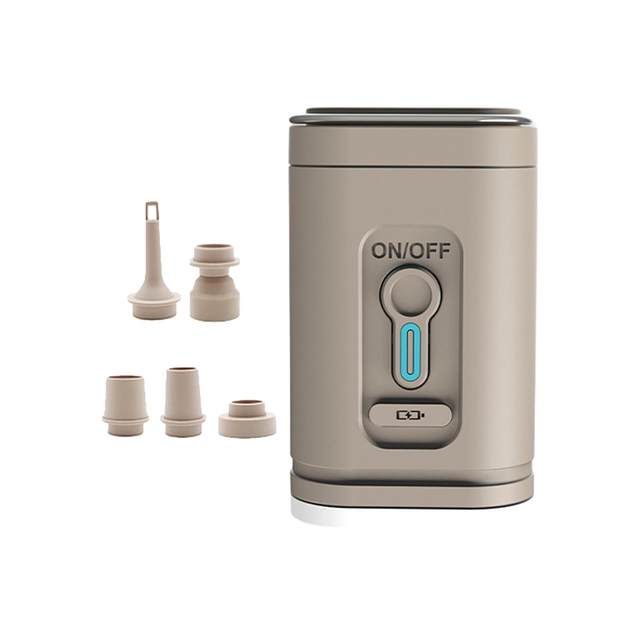 Mini Pump Inflate and Deflate Air Pump LED Lighting Electric Air Pump Portable