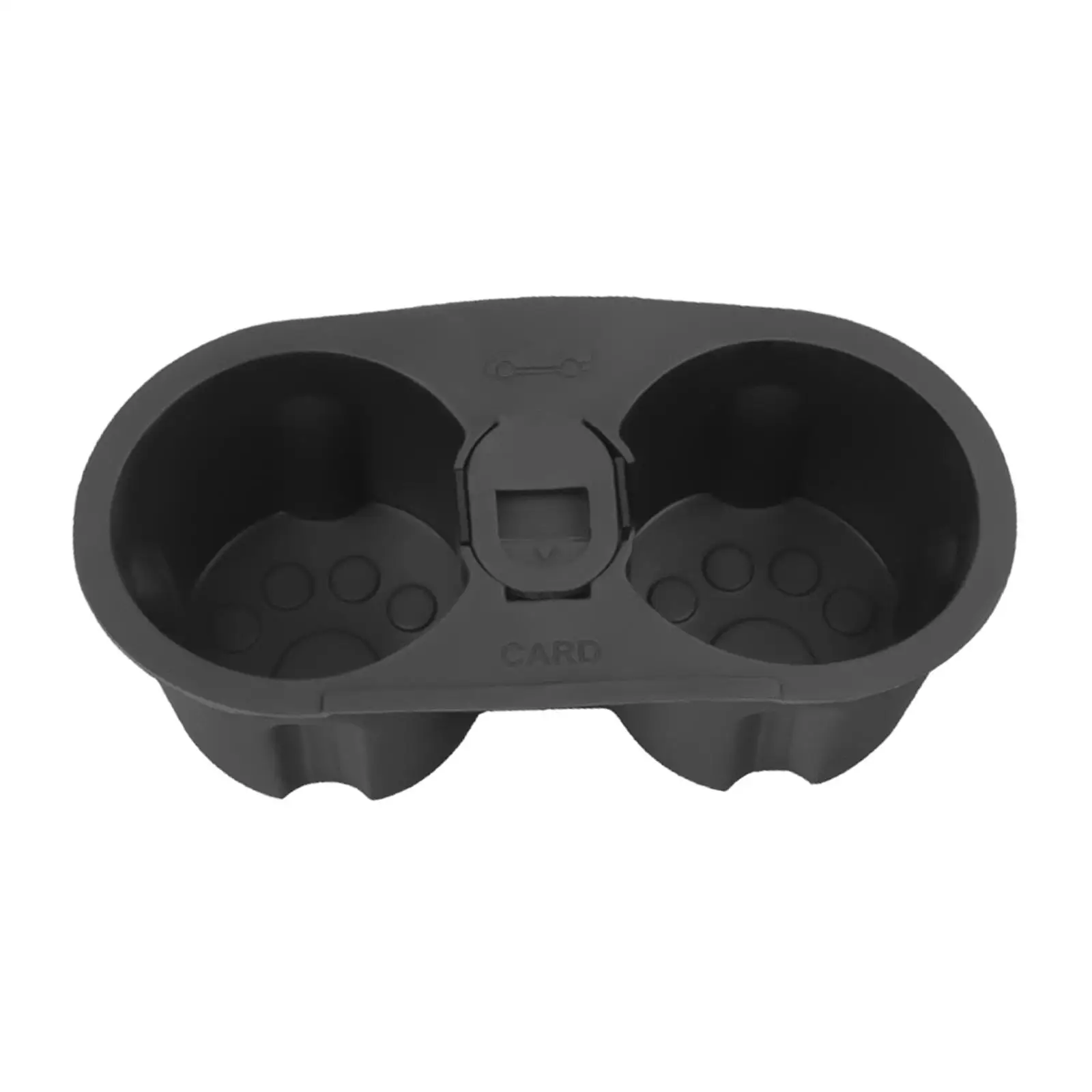 Center Console Cup Holder Insert Silicone Material Accessories for Model 3 Y Multifunctional Soft and Flexible Leakproof