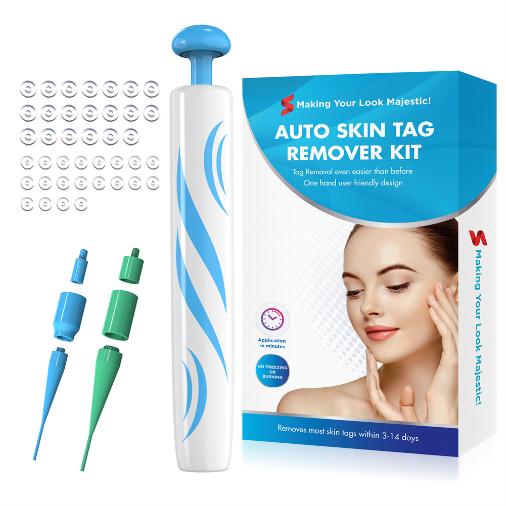 Best of 2In1 Painless Auto Skin Tag Mole Wart Removal Kit Face Skin Care Body Wart Dot Treatments Remover Plantar Warts Corn Removal Pen Reviews & Tips