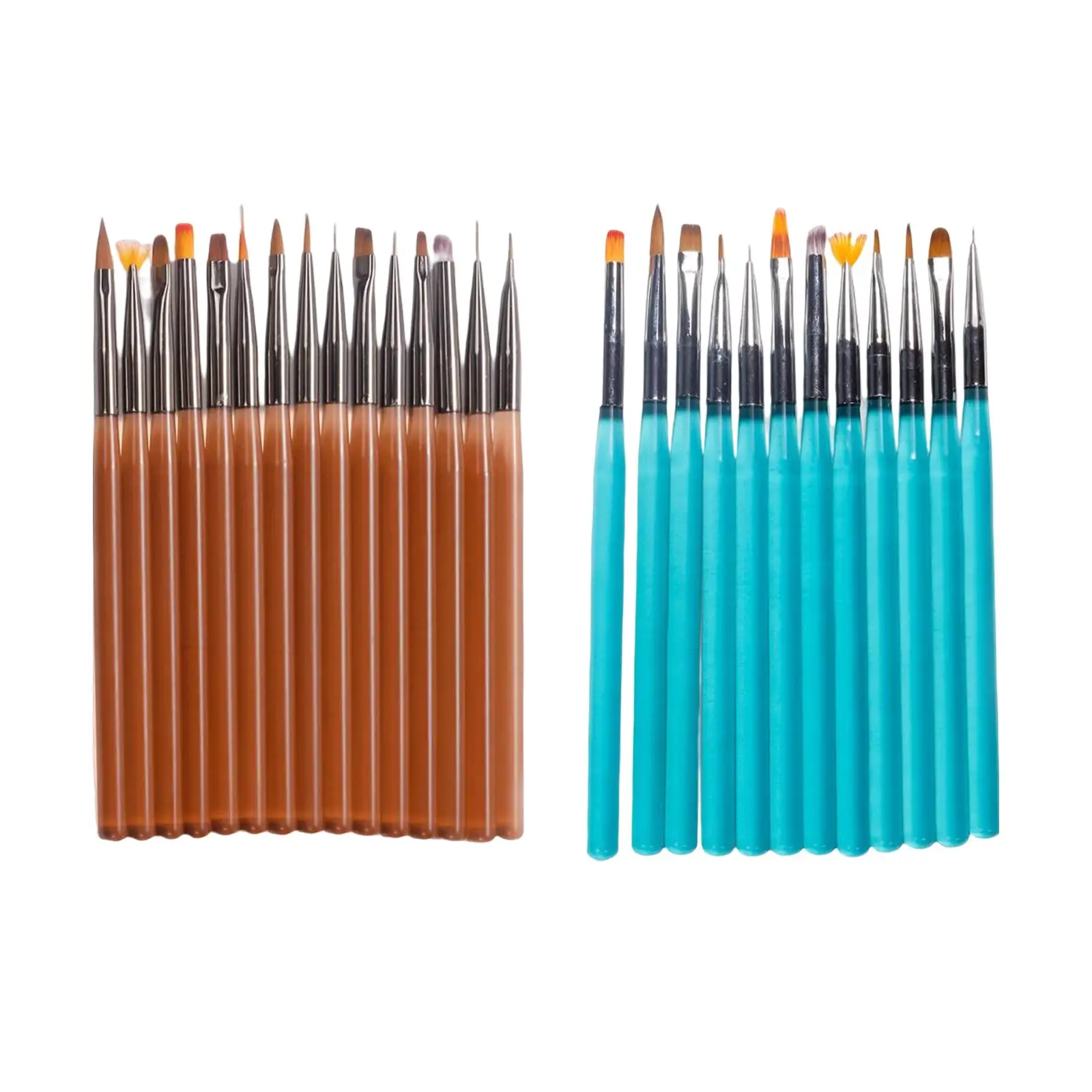 Nail Art Brushes Set Nail Painting Brushes for Women Girls Lightweight Drawing Tools Nail Liner Brushes for Salon Use Home