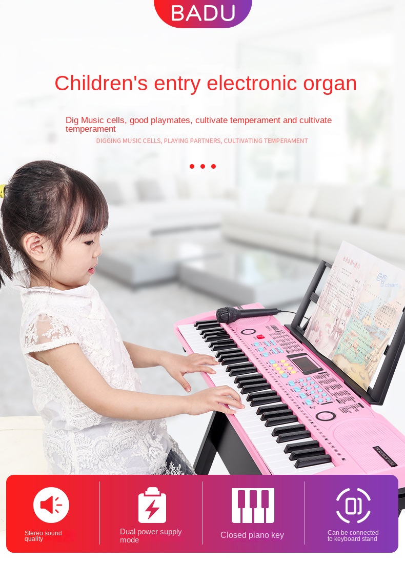 Title 9, New Years Gift Piano Keyboard Baby Professional...