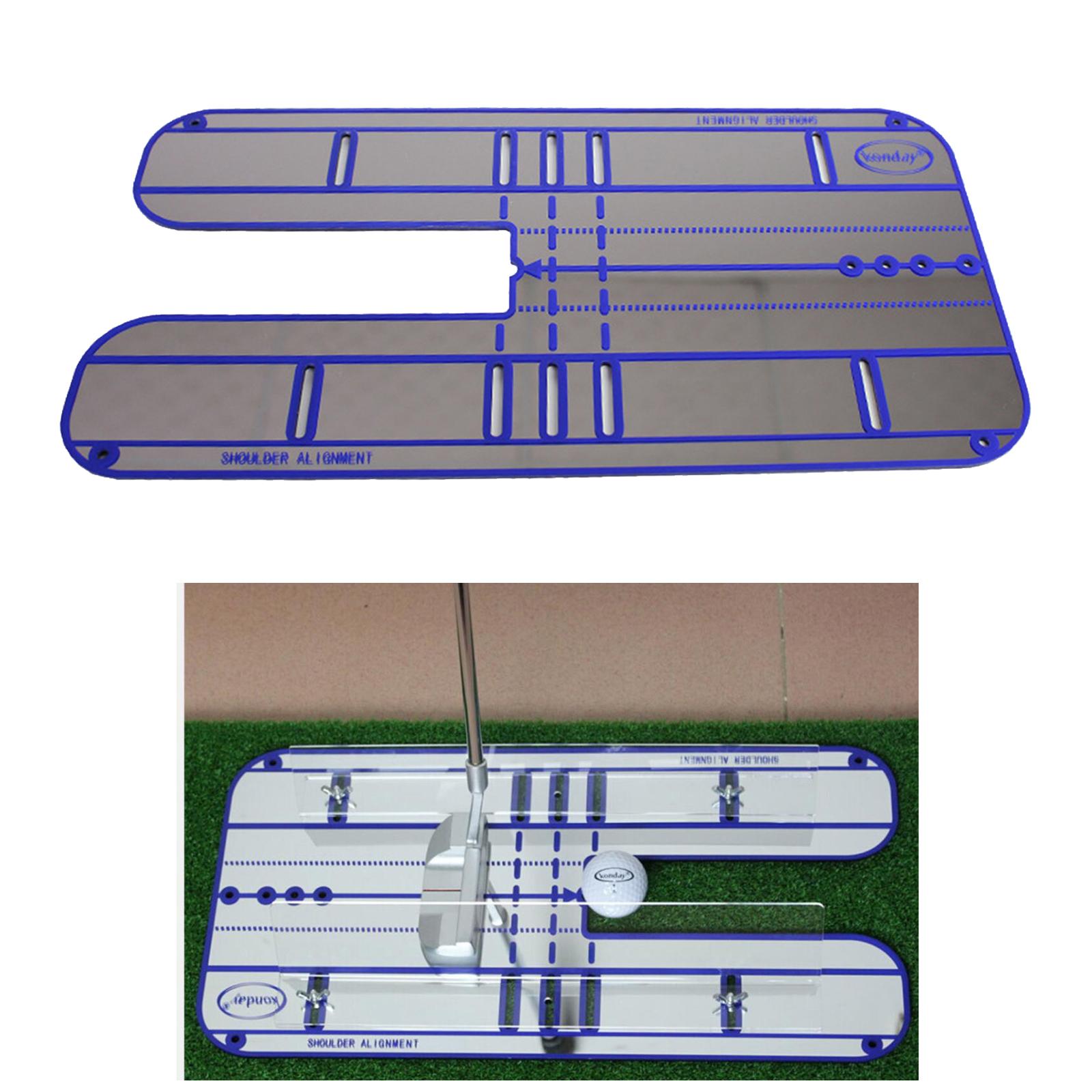 Putting Alignment Mirror Large Training Aid Swing Line Trainer Eye Supplies