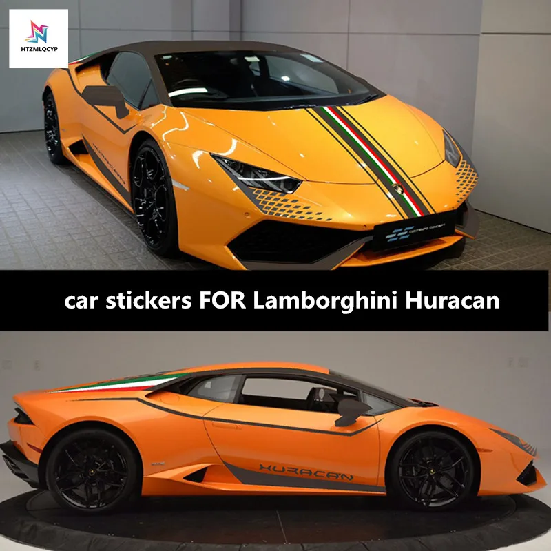 Pegatinas de coche para Lamborghini Huracan, apariencia de carrocería  personalizada, calcomanías especiales de moda deportiva, accesorios de  película| | - AliExpress