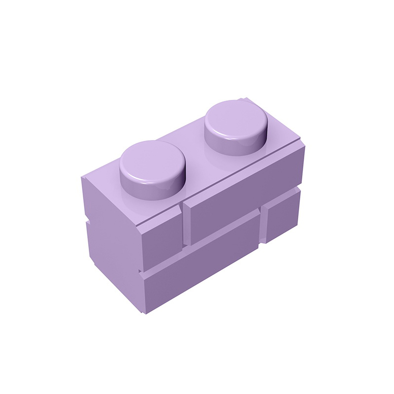 Gobricks GDS-631 Profile brick 1x2 single gro. compatible with lego 98283 children's DIY Educational Building Blocks Technical