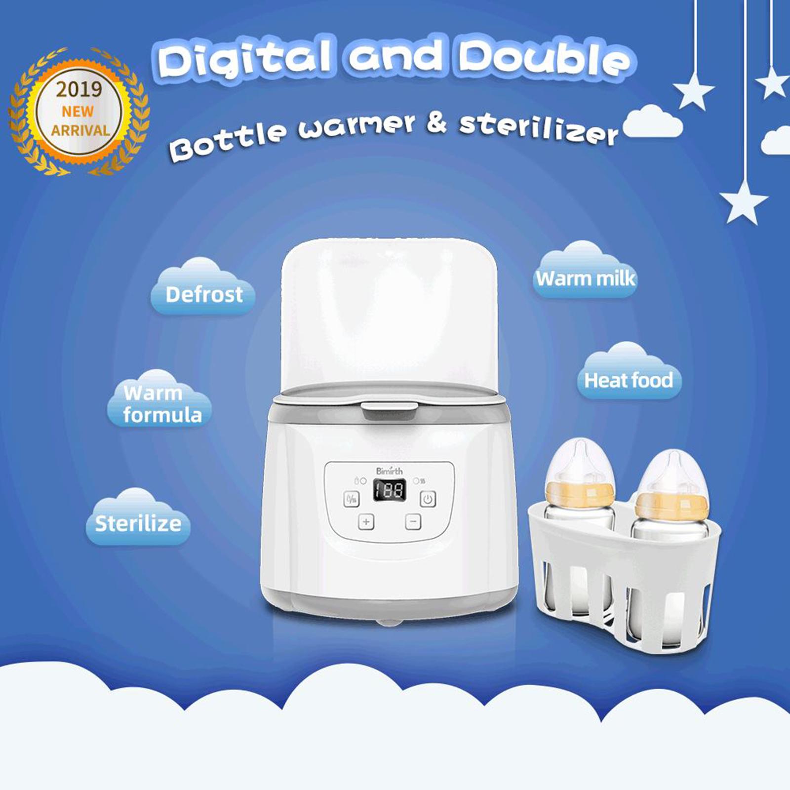 4 in 1 Baby Bottle Warmer 400W Adjustable Bottle Warmer for Most Bottle Milk Holiday Gifts