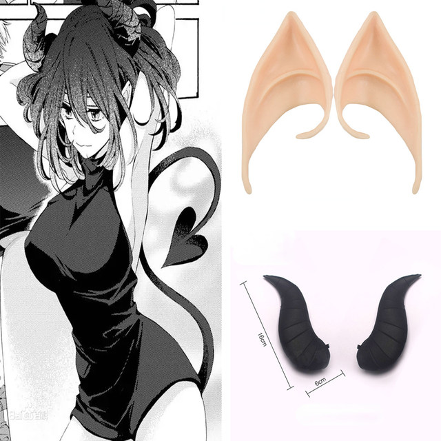 Anime Kinsou No Vermeil Cosplay Horns Vermeil In Gold Devil Goldfilled Alto  Horns Headwear Hair Pin Hair Clip Anime Hairpin