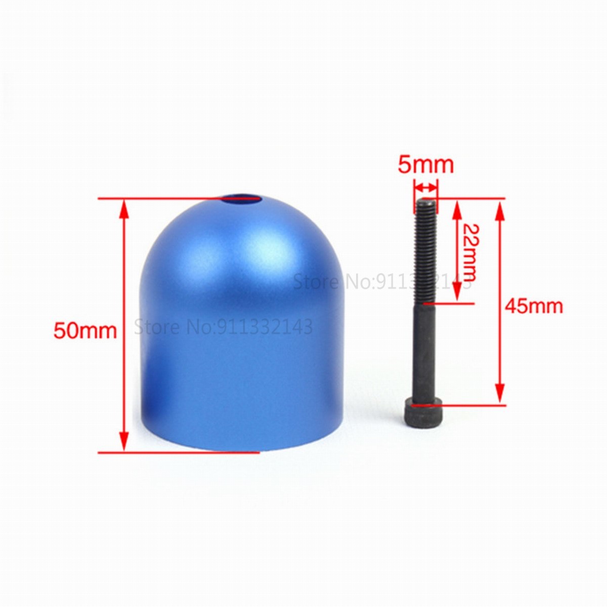 1 Stück 1,75 Zoll Aluminiumlegierung Propellerabdeckung 45mm Propeller-Schutzabdeckung für RC-Flugzeugmodell DLE 30/55 Motor Benzinmotor – Detail 5