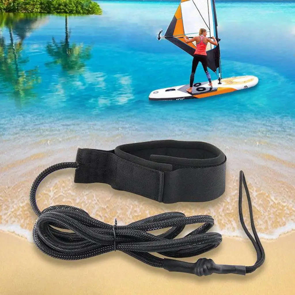 SUPs Ankle Wrist Leash Stand UP Paddle Boarding Surfboard Leg Rope Secure Cord