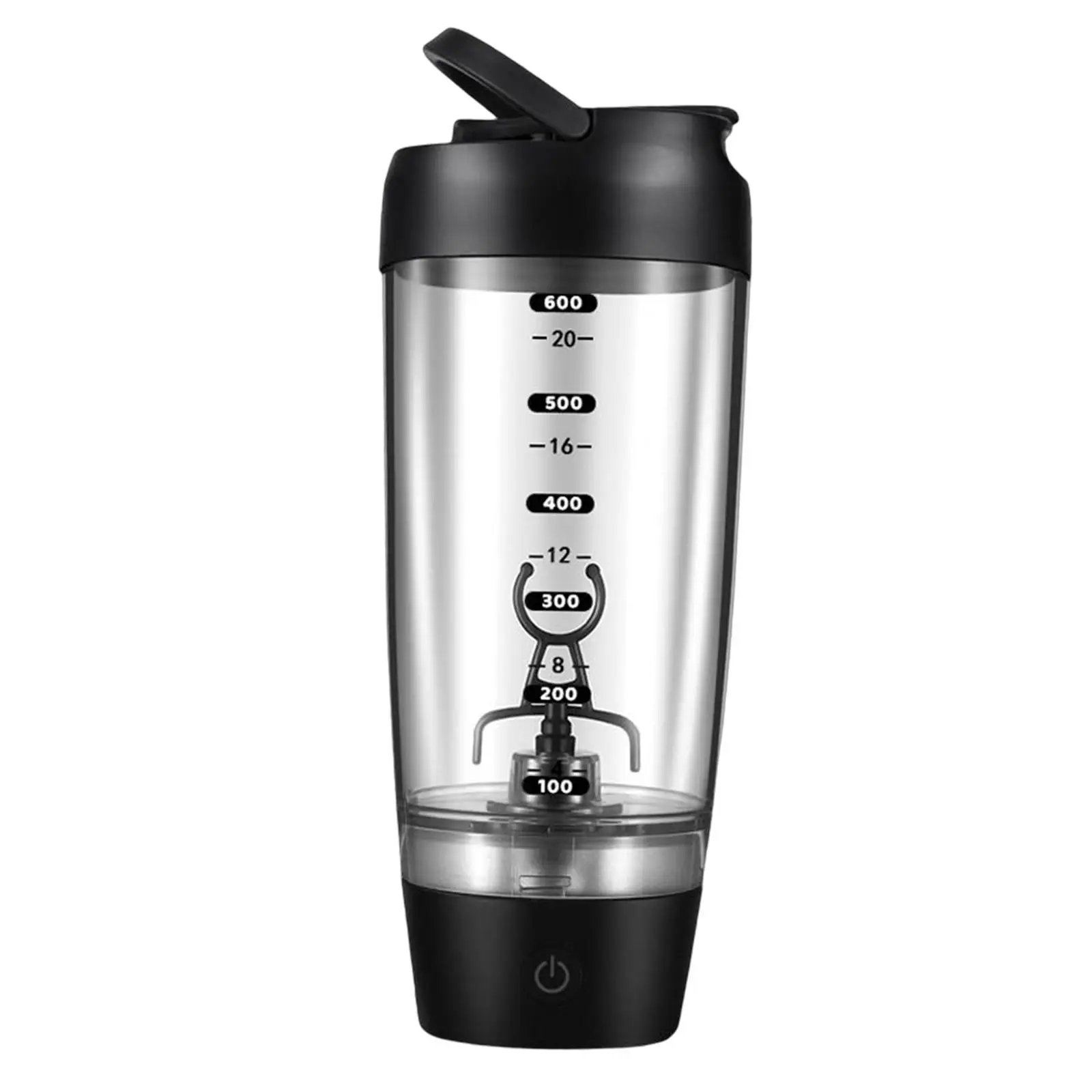 Electric Shaker Bottle Battery Powered Protein Powder Mixing Bottle for Smooth Protein Shakes Cocktails Smoothies Shakes Fitness