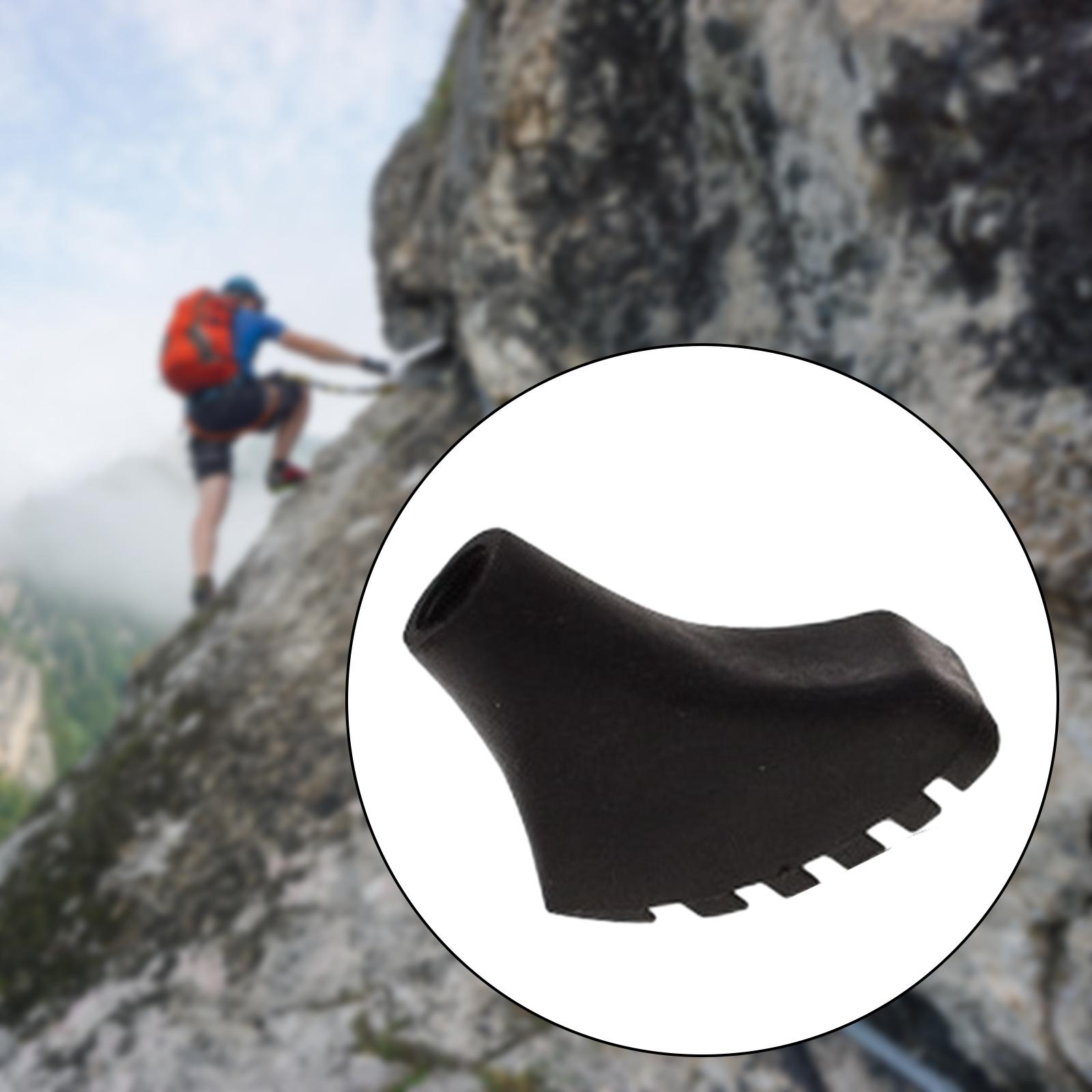 Trekking Pole Tips Boot Tips Cover Anti Slip Part Walking Pole Tip for Climbing Nordic Walking Poles Hiking Poles Mountaineering