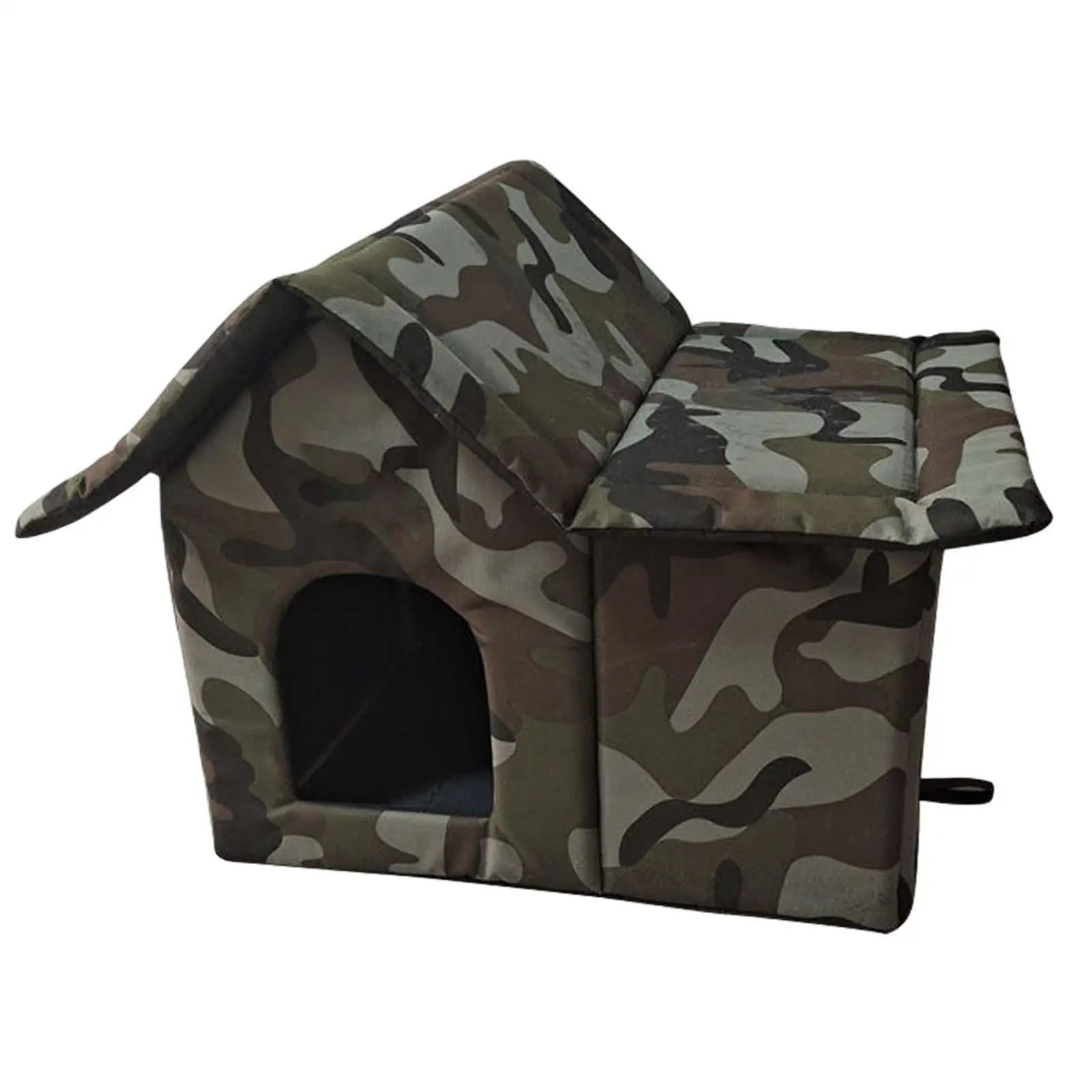 Outdoor Cat House for Cats Dogs Rainproof Homeless Pet Tent for Kitten Puppy