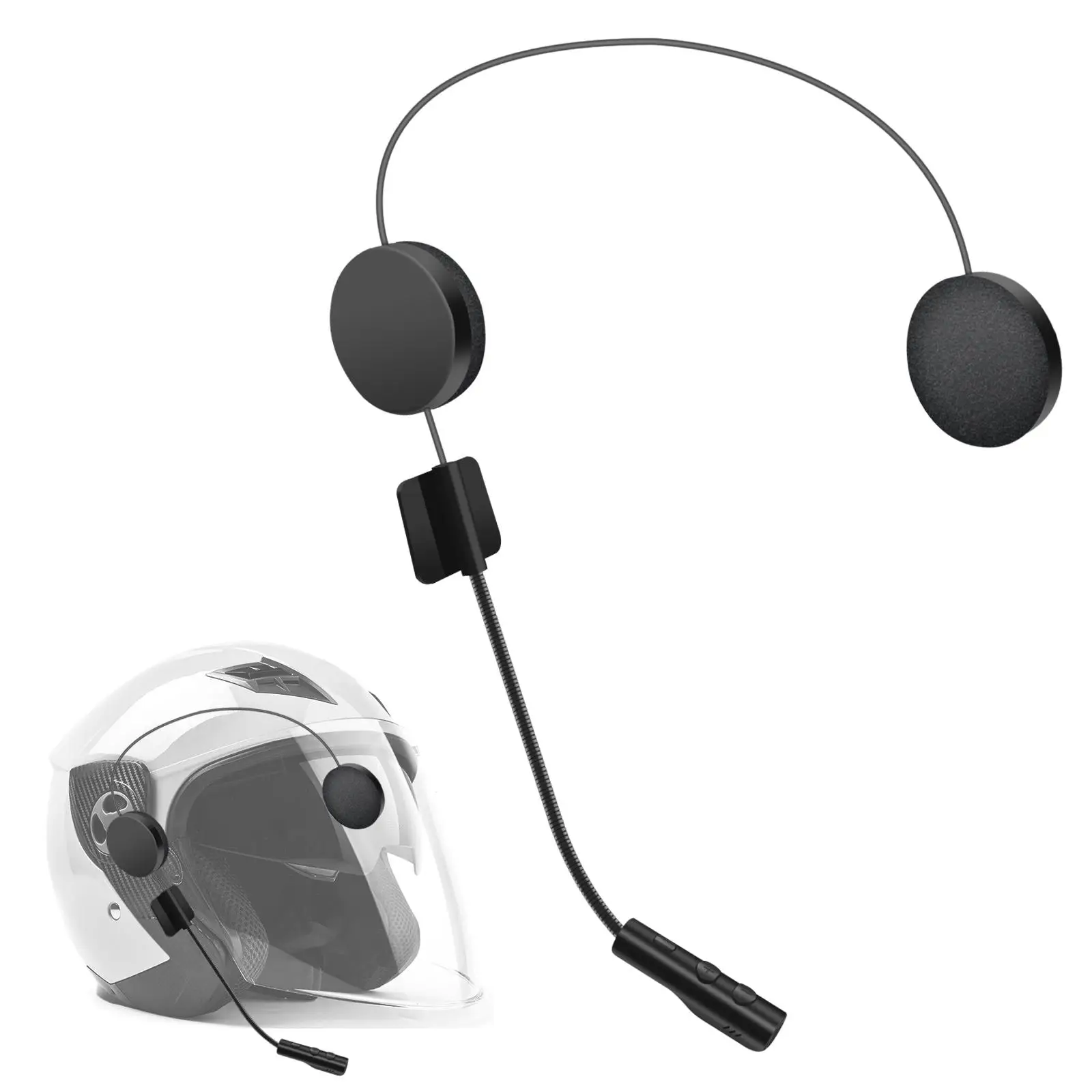 Motorcycle Helmet  Headset Micphone for Cycling Riding Outdoor