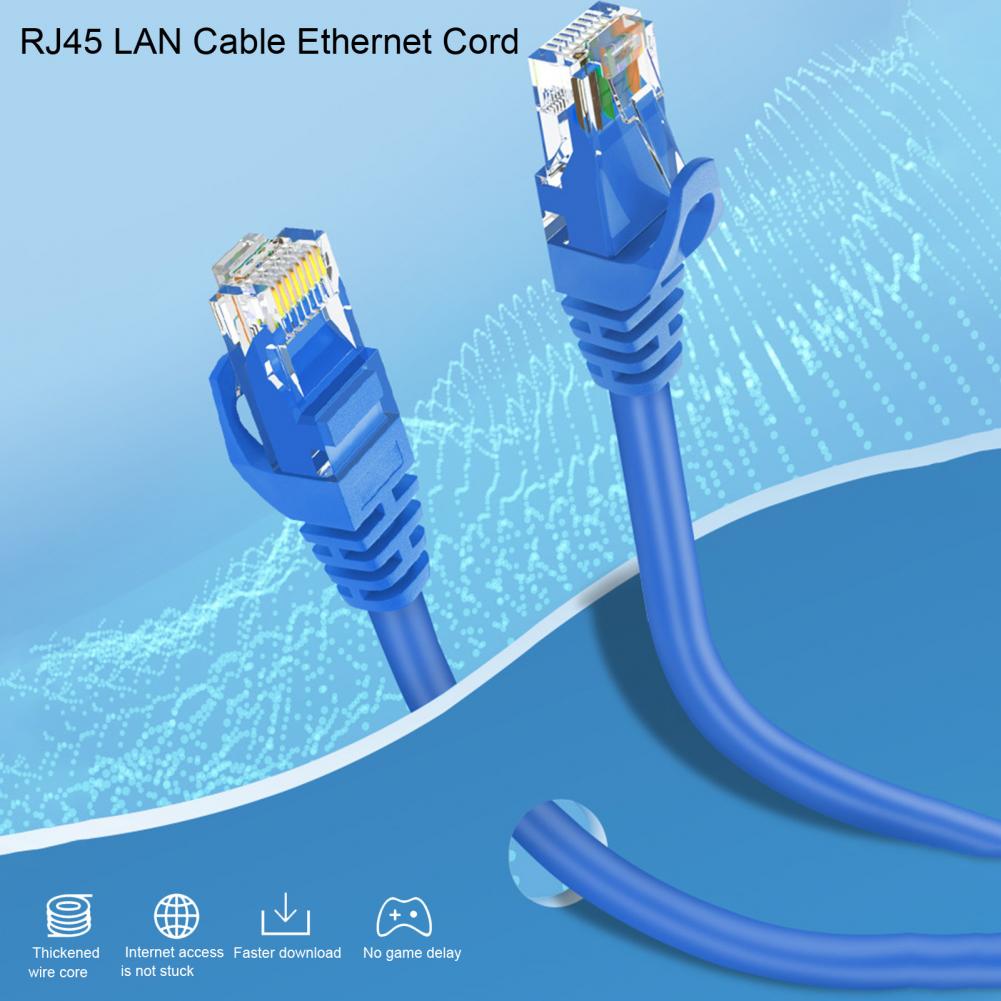 Неэкранированный Ethernet-кабель CAT6, скорость быстрой передачи данных,  подключение к Интернету, 1000 Мбит/с, модемный маршрутизатор, сетевой ...