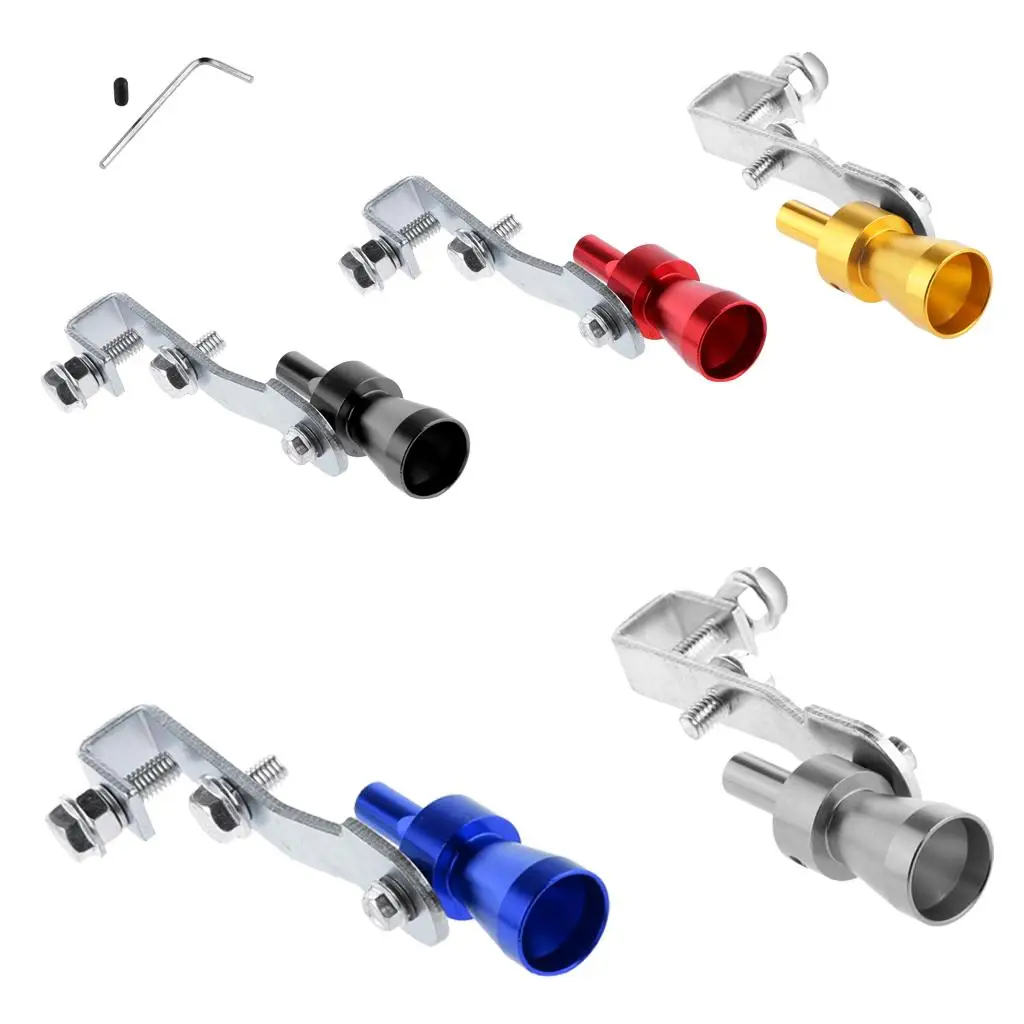 4x Turbo   Whistle Exhaust Pipe Exhaust Pipe Tail Pipe Blow-off Valve Aluminum