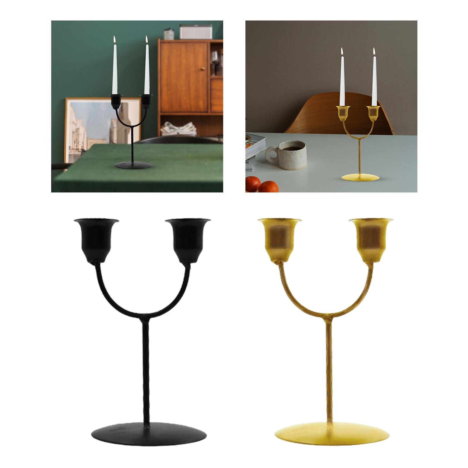 Candles Holder Candlestick Candelabrum Taper Candles Stand Art Decor Display