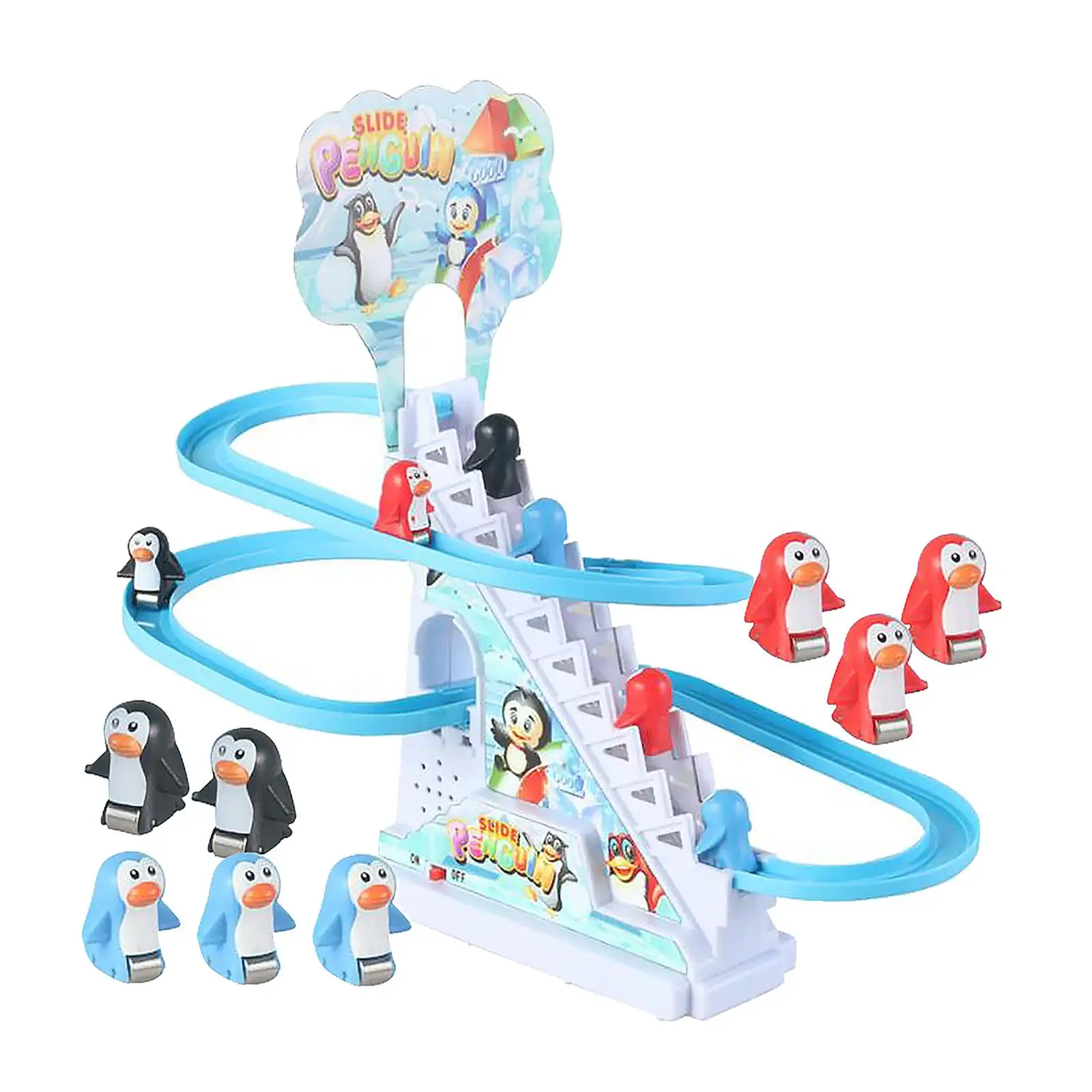 Roller Coaster Toy Penguin Easy to Assemble for Holiday Boys Girls Birthday