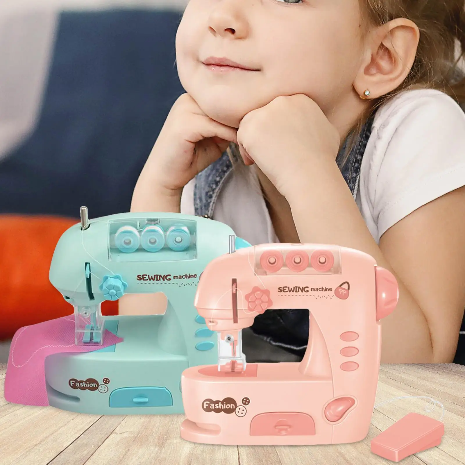 Electric Sewing Machine Household Appliance Role Play Toys for Creative Gift
