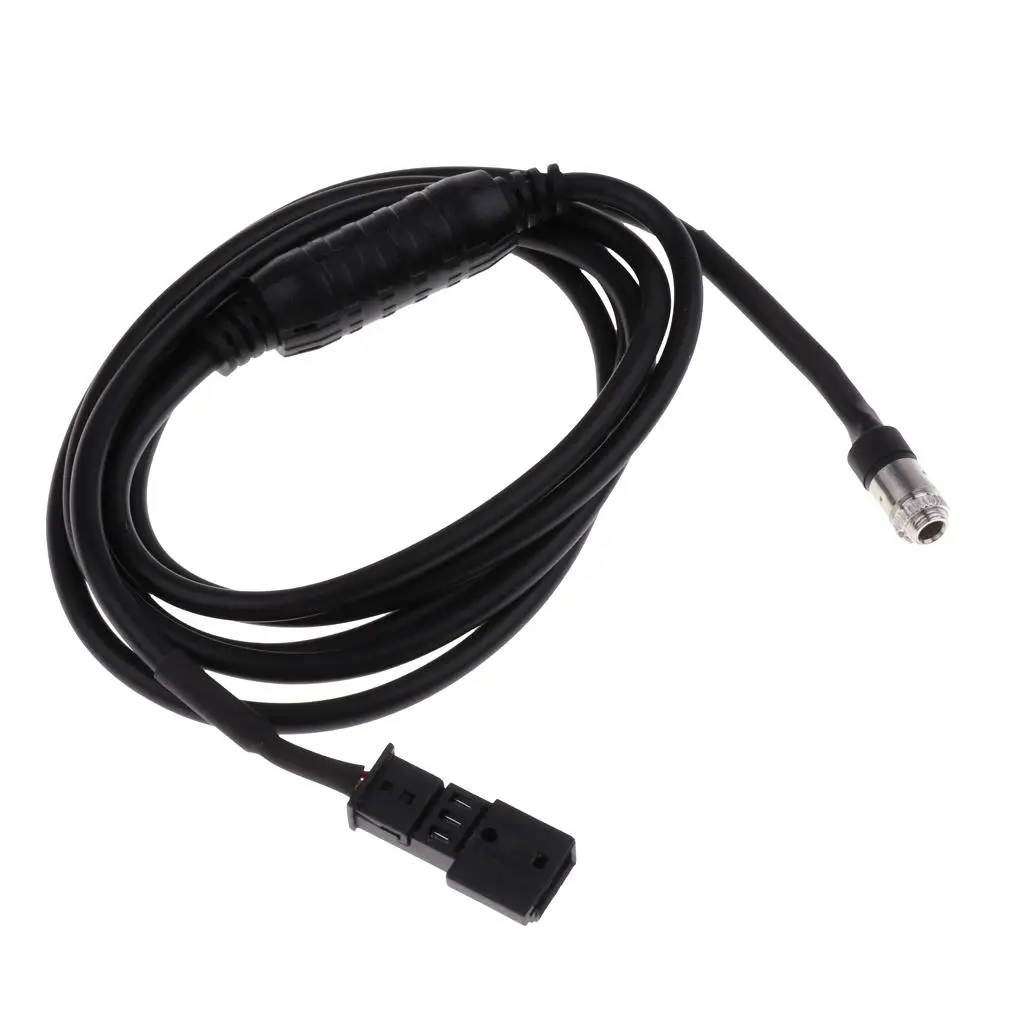 130cm AUX Auxiliary Audio Input Adapter Cable 3.5mm Jack for 02-06 for bmw