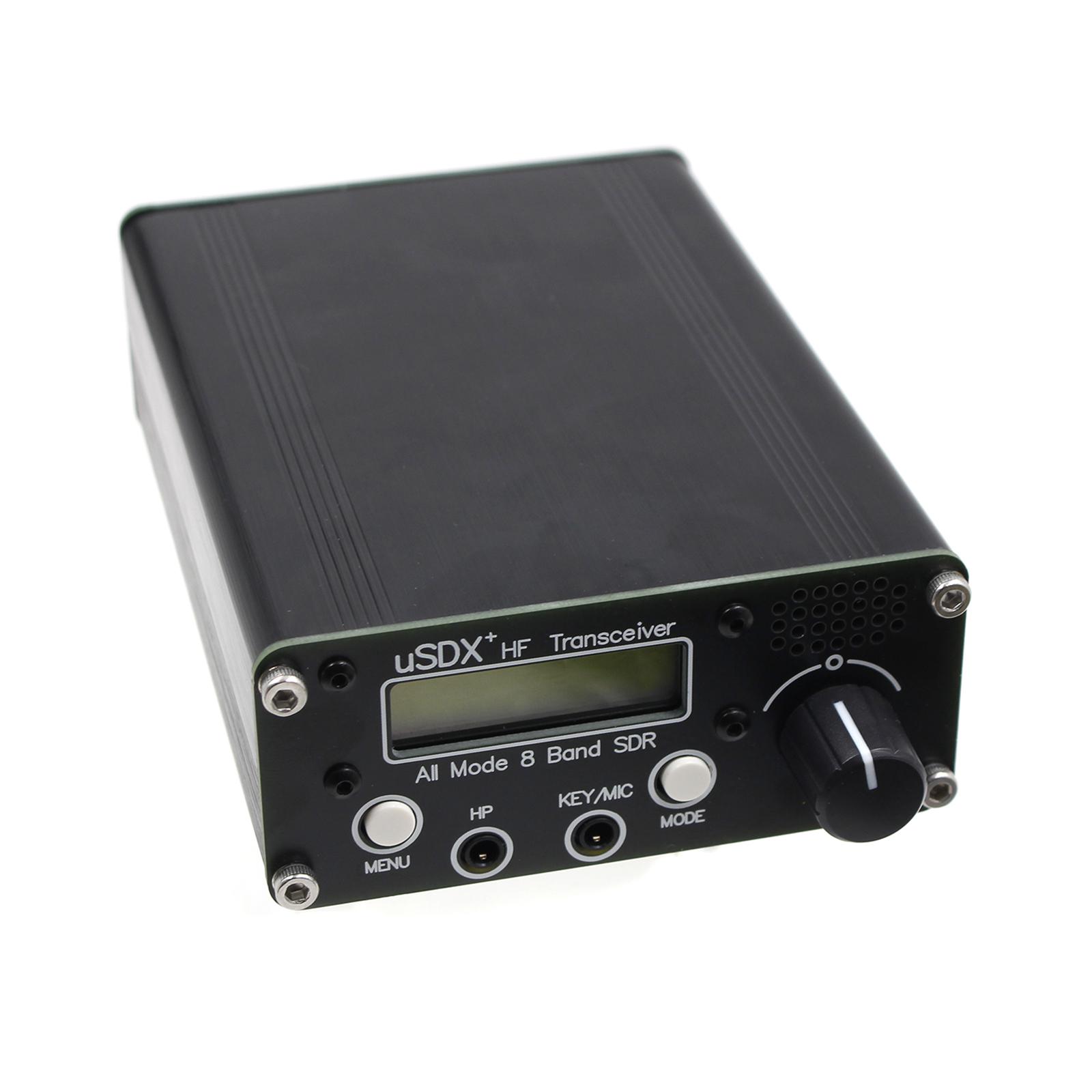 1 Set Usdx+Plus V2 All Mode SDR Ssb Qrp Portable FM AM 8 Band 10/15/17/20/30/40/60/80M Durable Recorder HF CW Transceiver