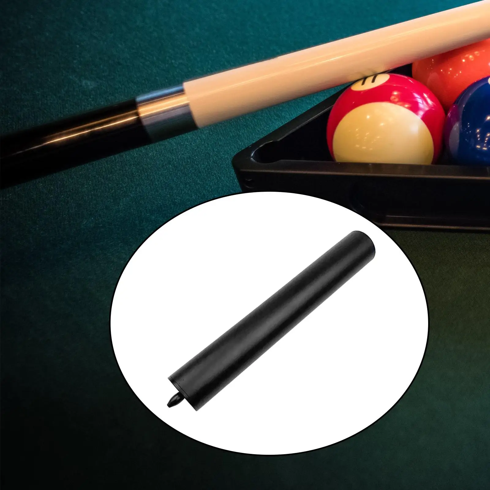 Pool Cue Extender Portable Professional Lightweight Billiards Cue Extension for Billiard Cues Beginners Athlete Enthusiast Parts