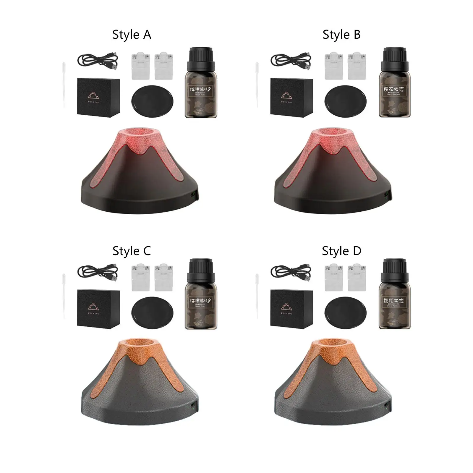 Volcano Fragrance Diffusers USB Humidifier for Study Home Decor Yoga