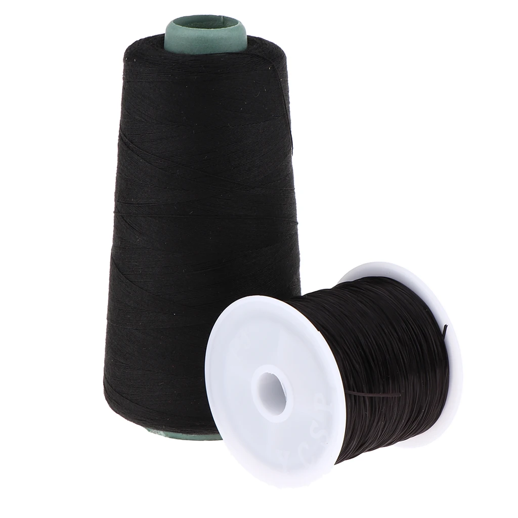 60m Threads Hair Extensions Weave Thread for Weave/Weft/Wig Making/Track Sew/Hair Bundle
