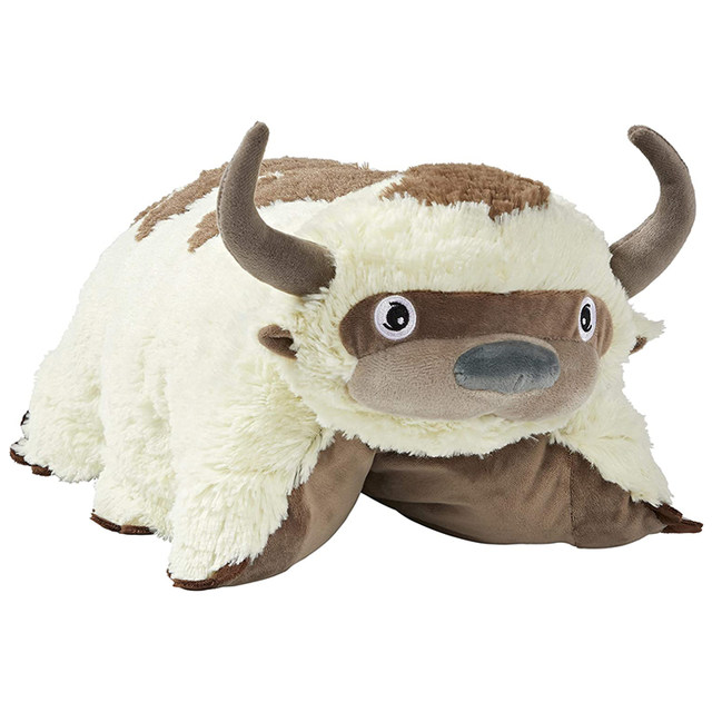 Avatar Last Airbender Appa Plüsch Spielzeug Appa Kuscheltier kühe stofftier  Appa Plüsch gefüllt Tiere Anime Kuscheltier, Kawaii Kissen Plüschtier 