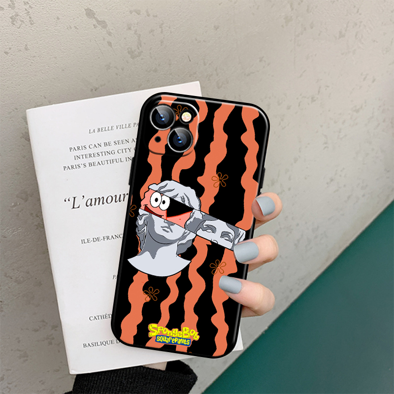 iphone 13 pro max wallet case Cartoon Anime SpongeBob Phone Case For iPhone Xr Phone X Xr Xs 6 6s 8 Plus SE 2020 11 12 13 Max Pro Mini 7 7P Tok7 Cool Elecom 13 pro max case