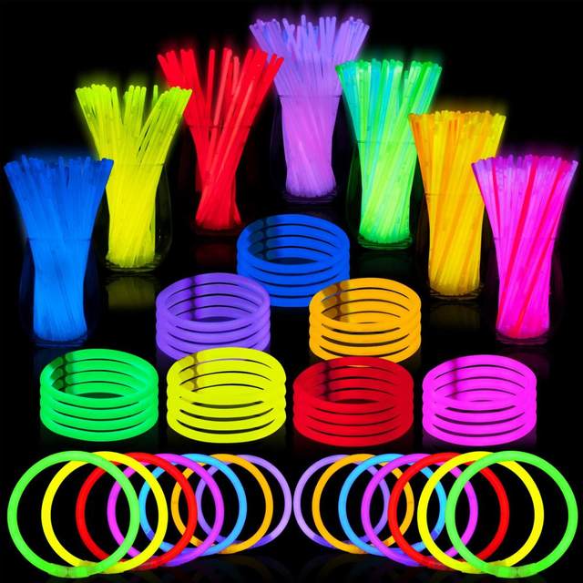 10pcs LED Light Up Toys Party Favors Glow Sticks Headband Christmas Birthday  Gift Glow In The Dark Party Supplies for Kids Adult - AliExpress