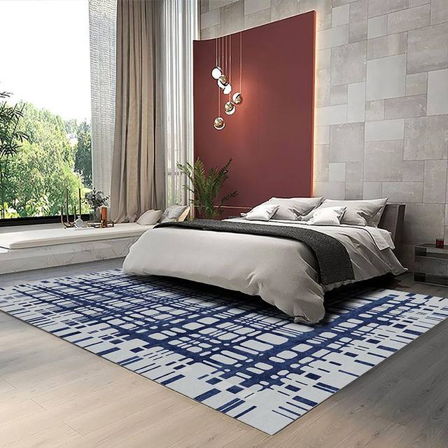 Tappeti Rotondi Moderni blu tappeti cucina moderni tappeti cucina lavabile  antiscivolo Tappeto Geometrico Soggiorno Camera Da Letto Lavabile 180x280cm