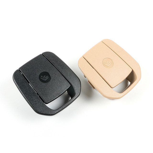 Cache Ancrage ISOFIX Pour BMW F20 F30 F31 E84 E87 - Lot De 2 - Noir - 5.5x3.5cm - Remplacement Direct