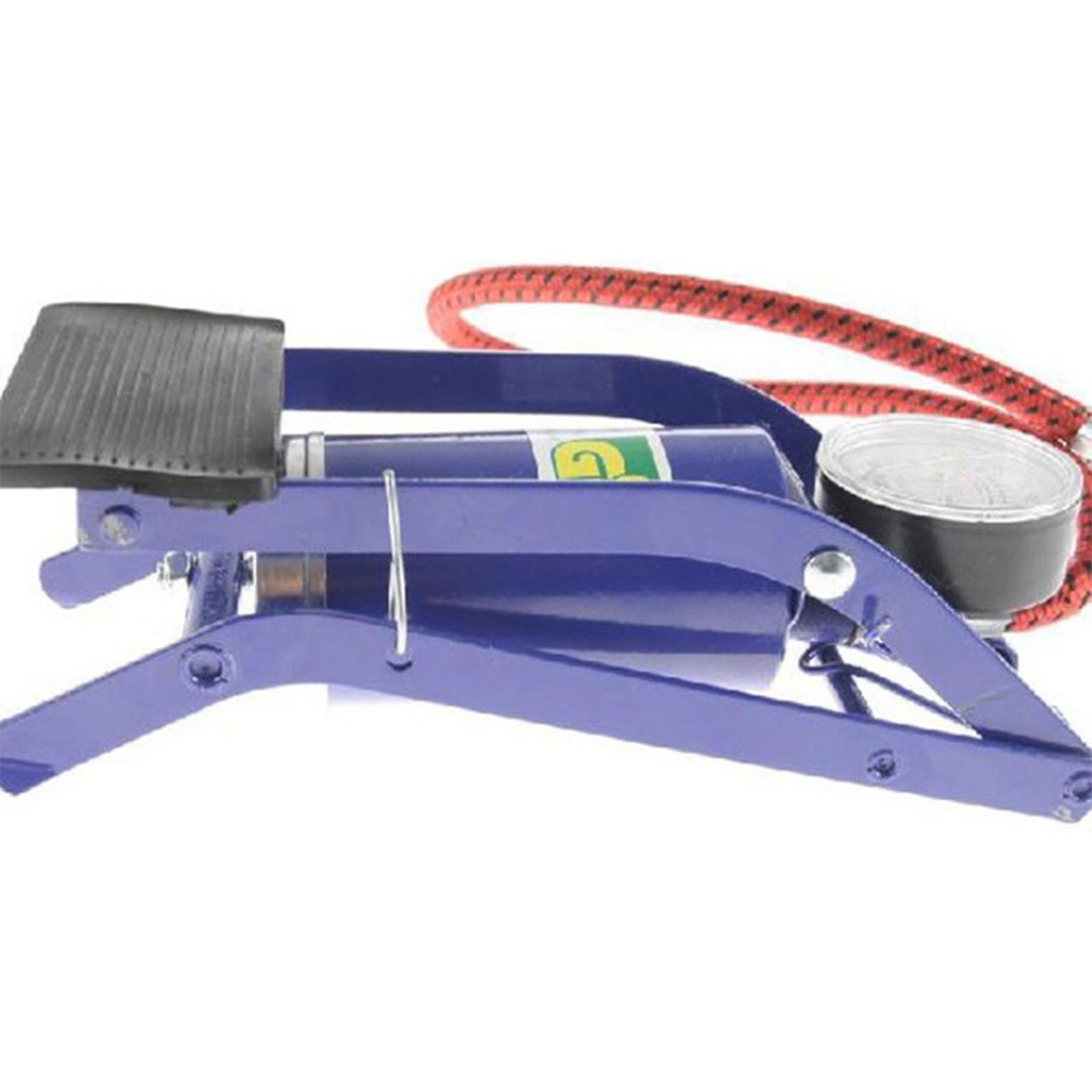 High Pressure Bike Floor Foot Pump with Pressure Gauge for Bicycle Balls Car