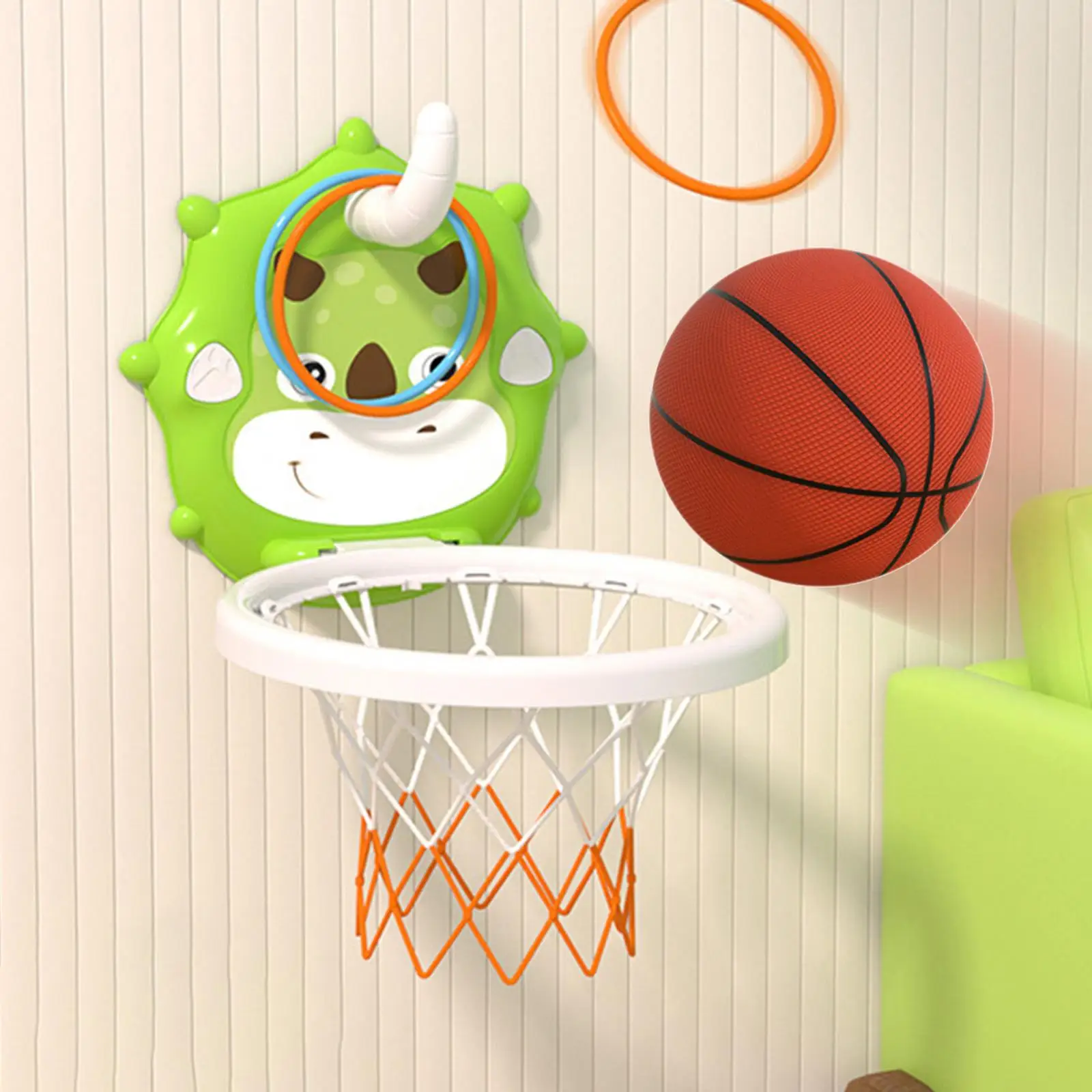 Basketball Toys Basketball Backboard Toy Early Educational Toys Mini Basketball Hoop for Wall Home Door Adults Gifts
