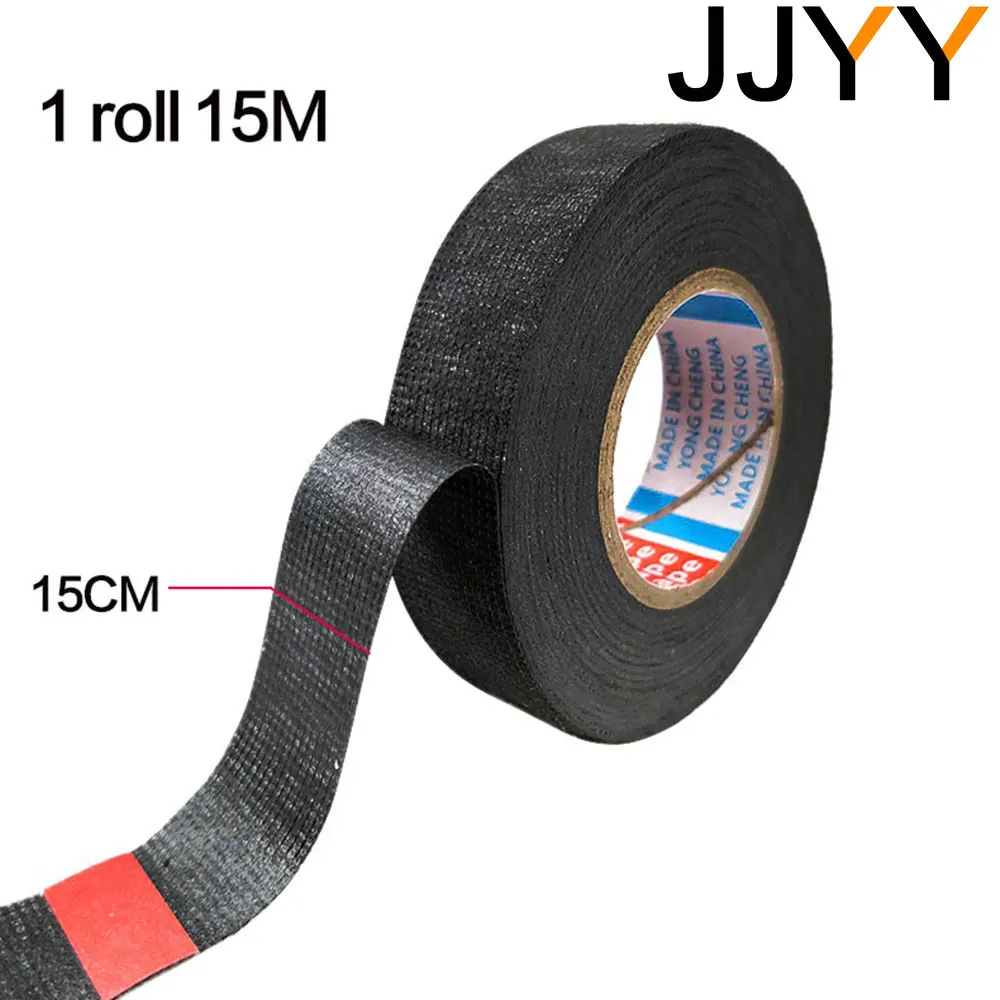 Description Picture 2 of itemJJYY New Width 15mm*15M Electrical Insulation Tape Heat Resistant Wire Harness PET Wire Harness Flame Retardant Tape