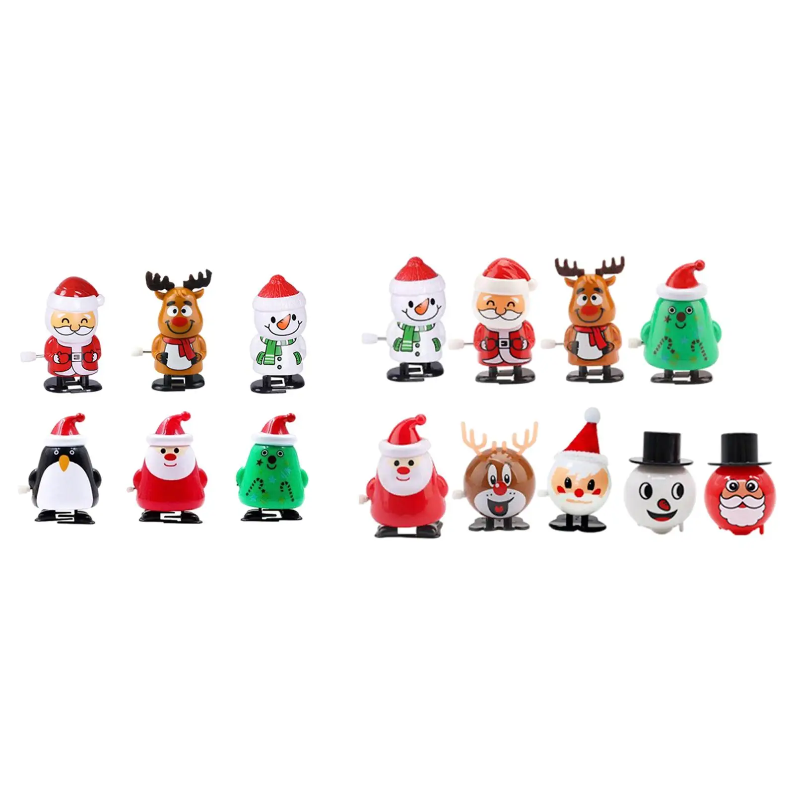  Toys, Filler,Figure Ornaments Christmas  Clockwork Toys Jumping Toys for  Favors Kids Children
