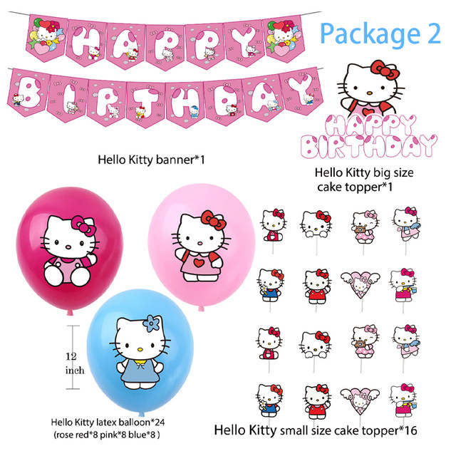 Hello Kitty Birthday Banner 