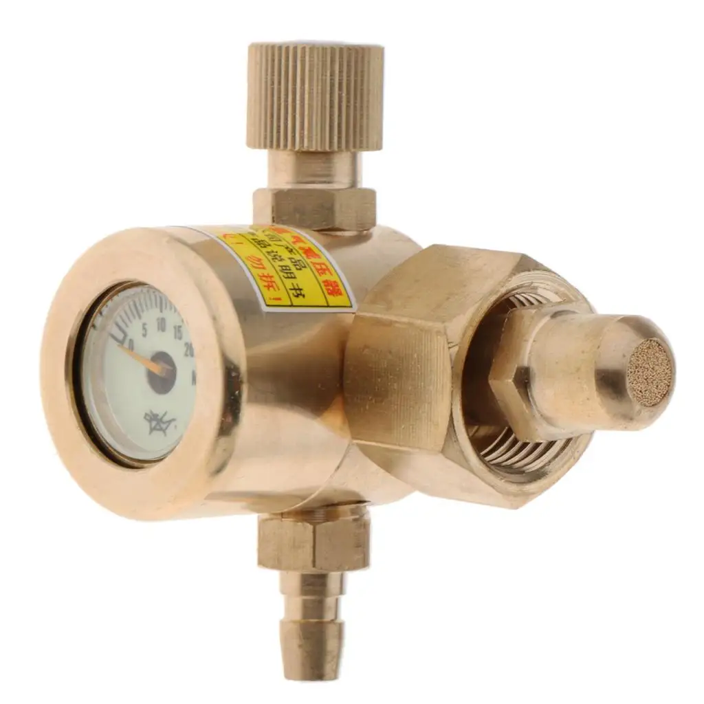 0-20 Mpa Argon Flow Meter Gas Pressure Regulator Flowmeter Welding Gauge