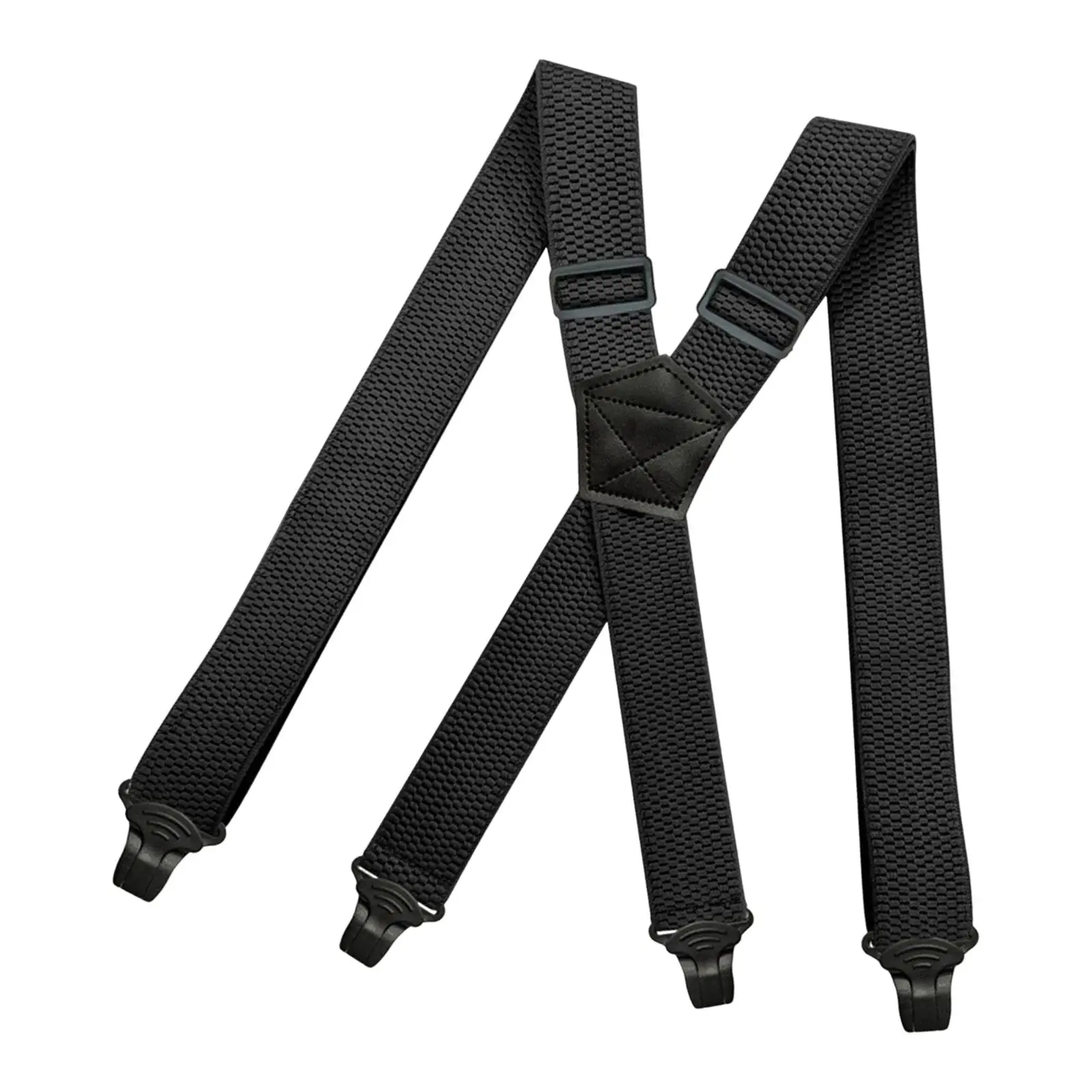 Mens Womens Suspender Elastic Straps Adults x Shaped 4 Clips Suspenders Trucker Style Suspenders Clothes Accessories Supplies