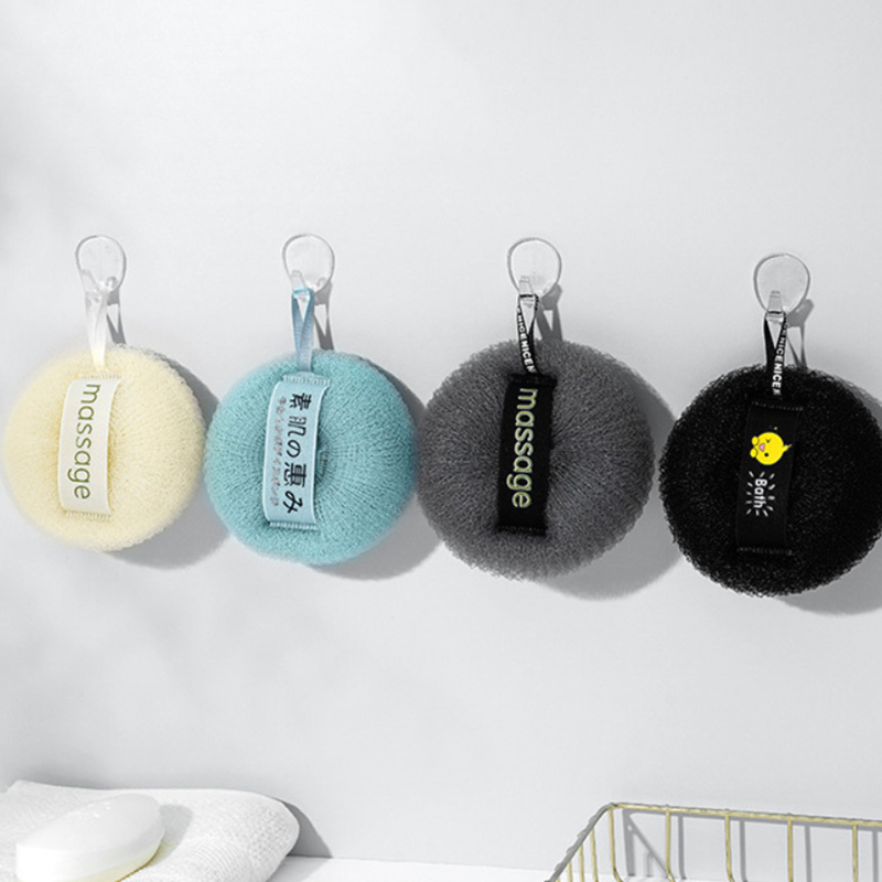 Description Picture 6 of itemBath Sponge Balls Cleaning Brush Shower Puff Body Cleaner Exfoliating Scrubbers Bath Ball 3d Massage Brush Bathroom Supplies