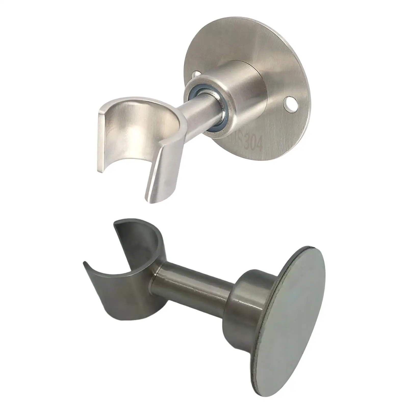 Stainless Steel Shower Bracket Holder 360Adjustable for Apartment Bathroom