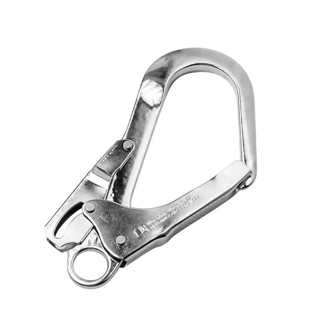 Rock Climbing Fall Protection Safety Lanyard Snap Hook 25KN CE Certified