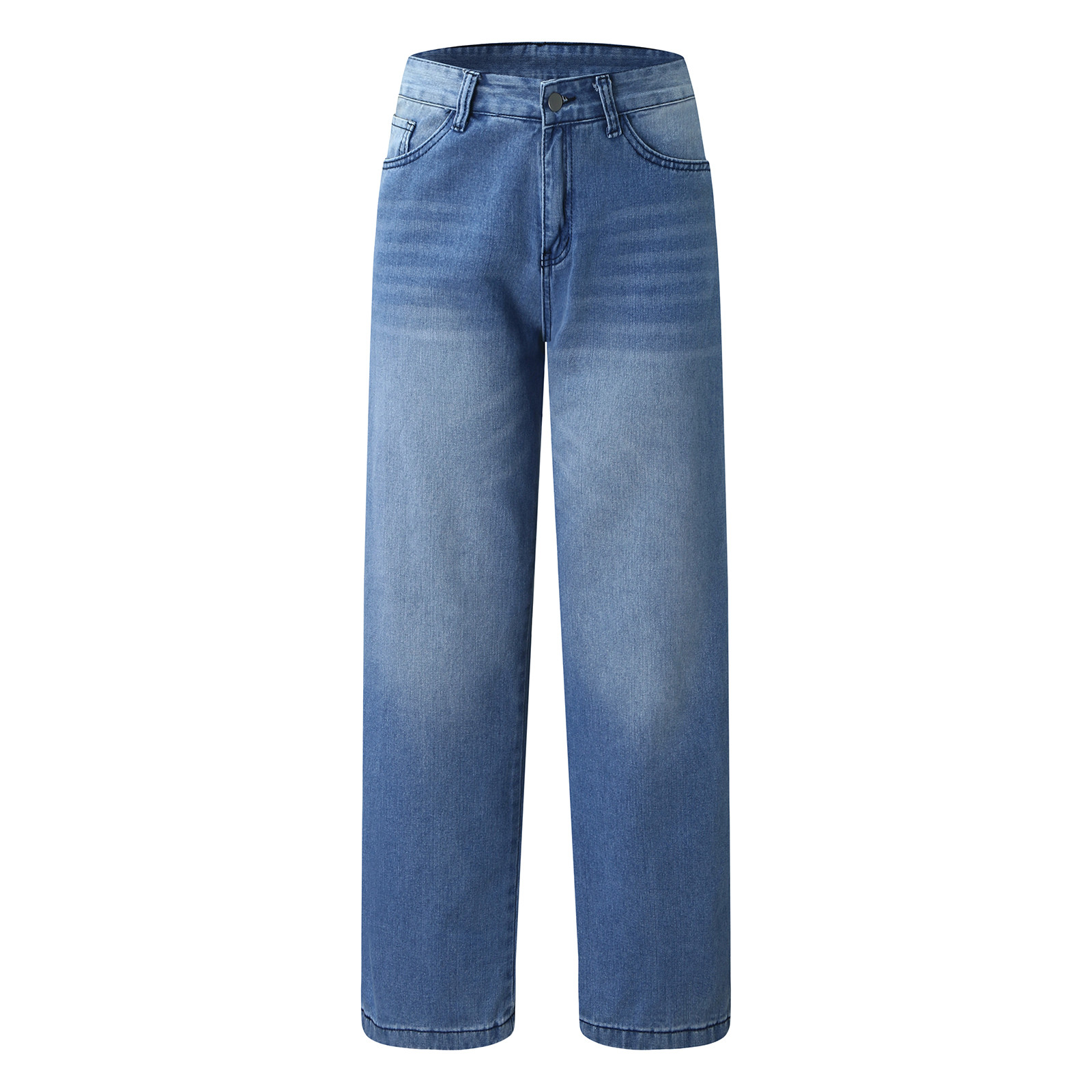 Title 4, Jeans strappati larghi vintage da donna alla mo...