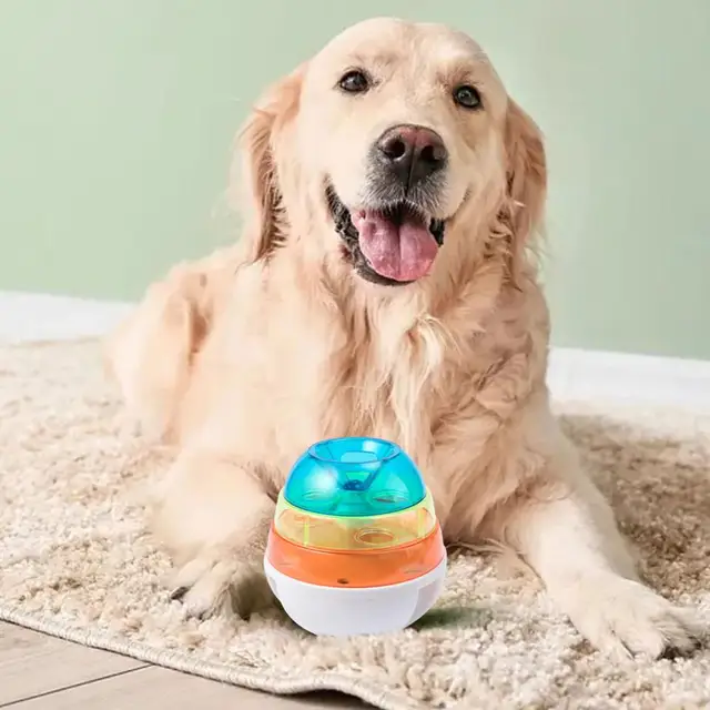 Treat Tower Dog Toy With Food Leaking Holes Mental Stimulation Slow Feeder  Adjustable Leaking Holes Teeth Grinding Pet Toy - AliExpress