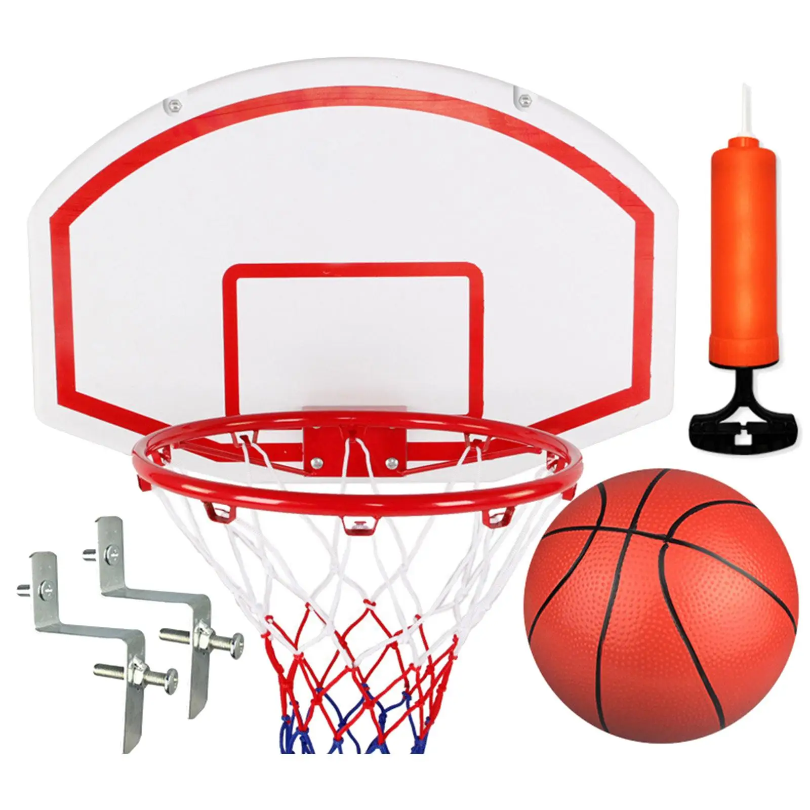 Wall Mounted Basketball Hoop Set Basketball Toy Gifts Basketball Hoop over The Door for Basketball Lover Basketball Training