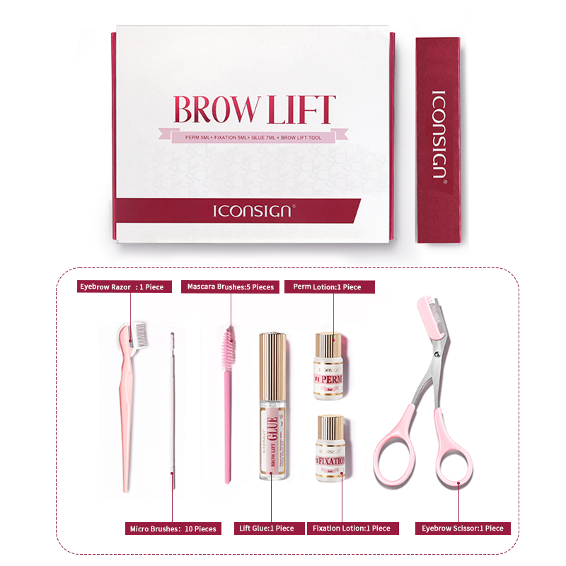 Best of New Brow Lift Eyebrow Perm Kit With Perm Nutrition Lotion Scissor Razor Brushes Semi-permanent Salon Makeup Can DIY Reviews & Tips