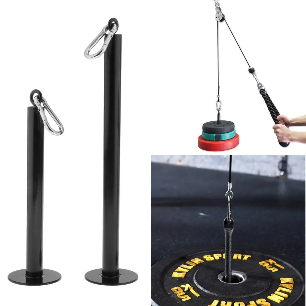 Fitness Weight Loading Pin Stand Workout Weight Lifting Bracket Rack Snap