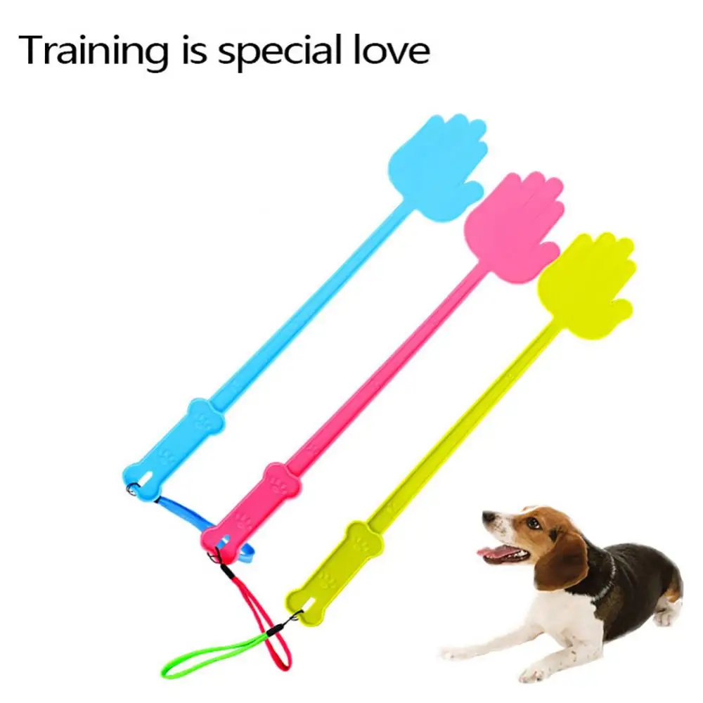 KaariFirefly PlasticTraining Stick Hand Shaped Style Tool Pet Supplies for Dog Puppy Cat 43cm Random Color 