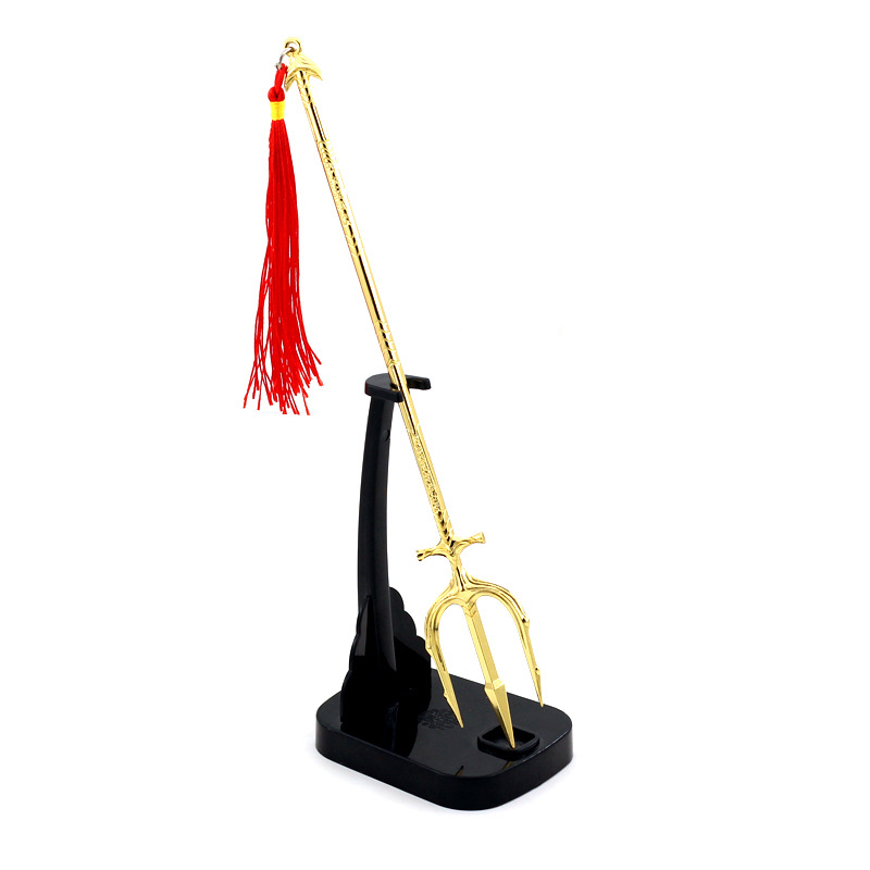 22 cm Dreizack Aquaman Film Peripheriegeräte Vollmetall Mythische Waffen Modell 1/12 Replik Miniaturen Puppe Spielzeug Ausrüstung Handwerk Männlich – Detail 10